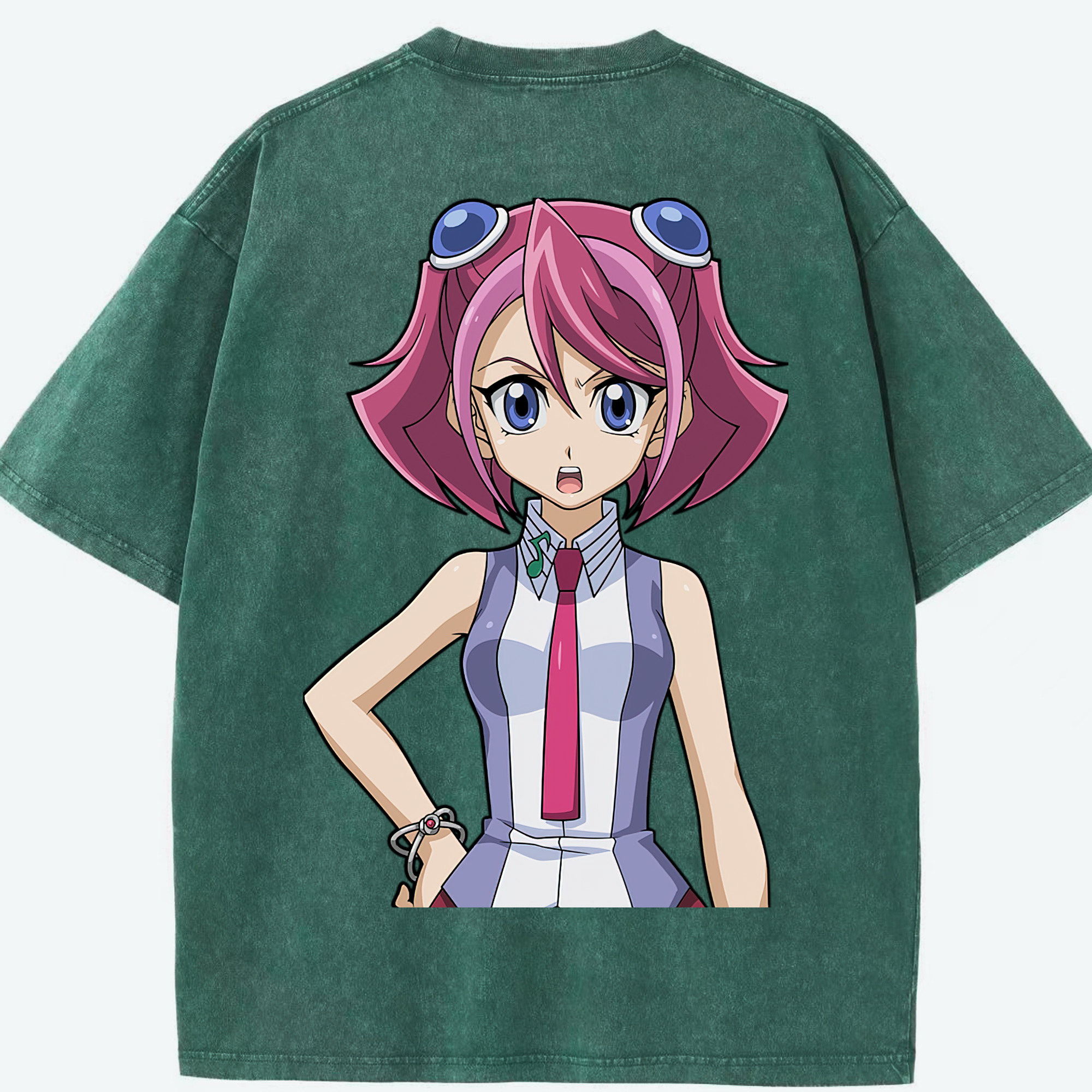 （画像用） 遊☆戯☆王 Yu-Gi-Oh! 綿100% ヴィンテージ風 半袖Tシャツ（背面プリント）